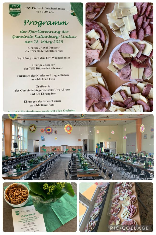 Fotocollage der Sportlerehrung